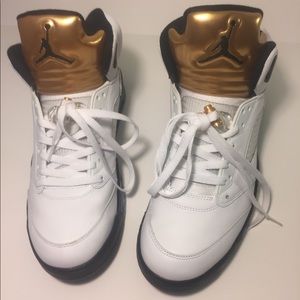 Air Jordan Retro 5 Olympic Gold - Size US 13
